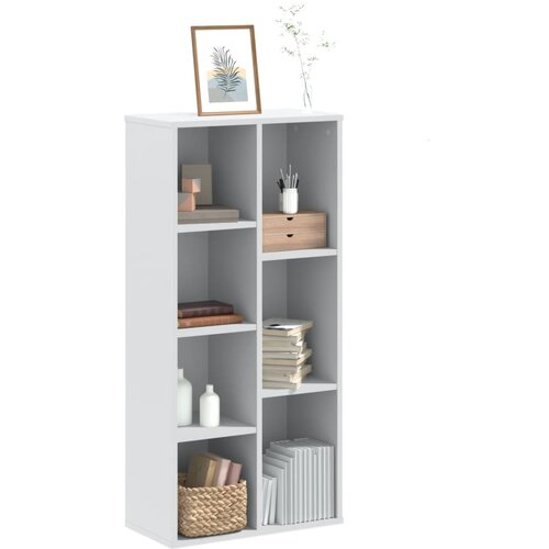 Furnova Knjižna omara bela 50x25x105 cm inženirski les, (21932879) Cene