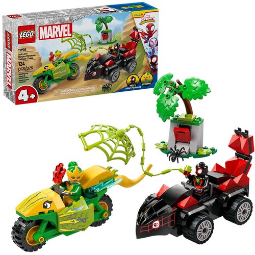 Lego Marvel: Pregon z dino vozili Spin in Elektro Cene