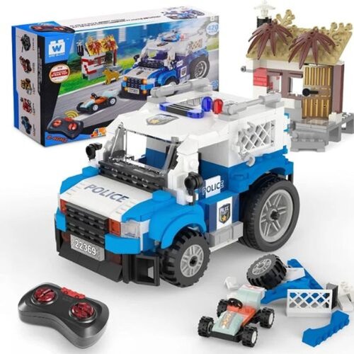 Wise Blocks sklopivi auto advanced na daljinsko upravljanje- police vs robber ( eu389107 ) Cene