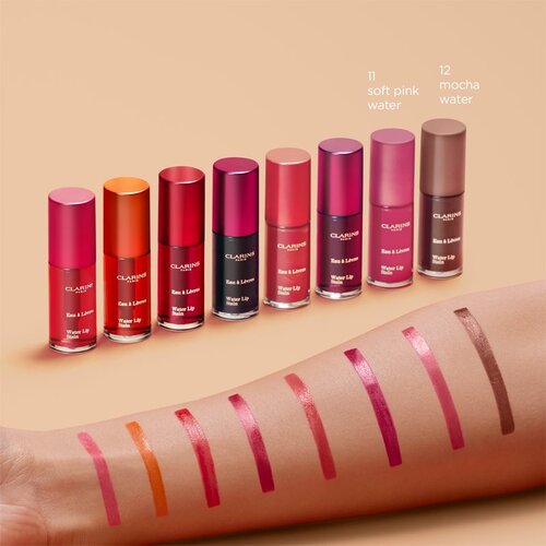 Clarins Water Lip Stain mat sjajilo za usne s hidratantnim učinkom nijansa 11 soft pink water 7 ml Slike