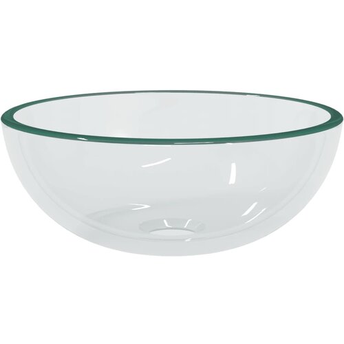 Maison Chic Umivalnik - Kopalna umivalnik - Lavabo kaljeno steklo 30x12 cm prozoren, (21684706) Cene