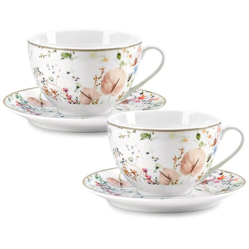 Fade Set skodelica za belo kavo Jasmine 370ml / 2 kos / porcelan, (20840538) Cene