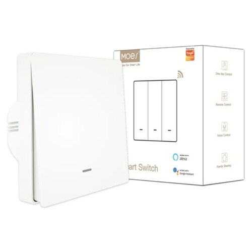 smart+ ZIGBEE MOES PAMETNI PREKIDAC EU BELI ZS-B-EU1-WH-MS Cene