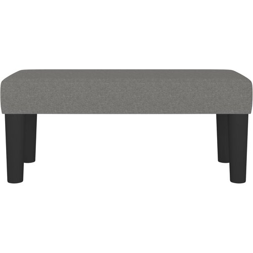  Klupa tamnosiva 70 x 30 x 30 cm od tkanine Slike