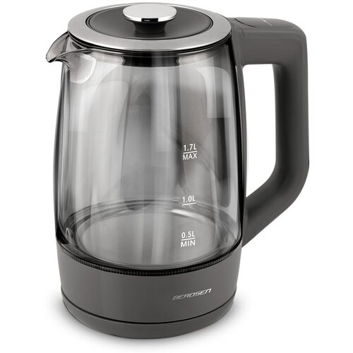  Kuhalo za vodu 1,7l Berdsen, borosilikatno staklo Slike