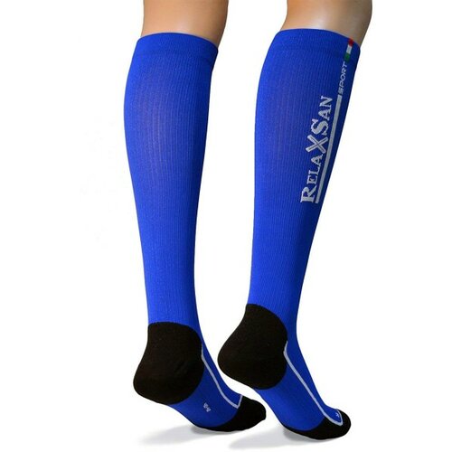 sportske kompresivne čarape (18-22 mmhg) plava Slike