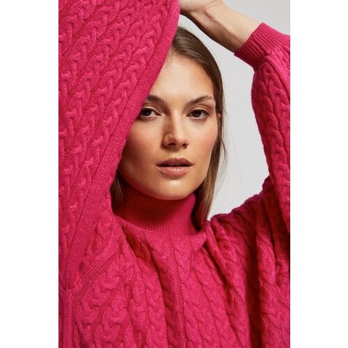 Moodo Turtleneck sweater with puff sleeves Cene