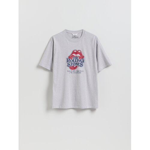 Reserved Majica kratkih rukava Rolling Stones - svijetlo siva Cijene