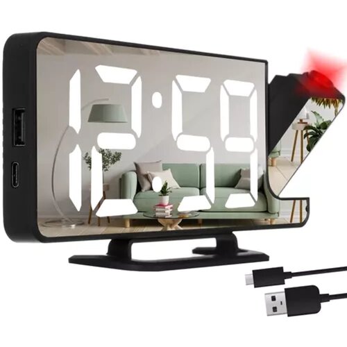Izoxis LED budilica s projektorom i ogledalom 4 u 1 Cijene