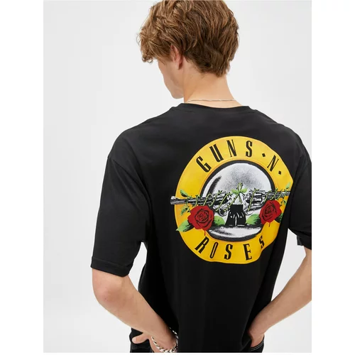 Koton Guns N' Roses T-Shirt Licensed Printed on the Back