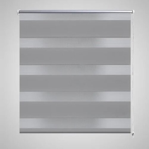 VidaXL Rolo sive zavjese sa zebrastim linijama 40 x 100 cm Slike