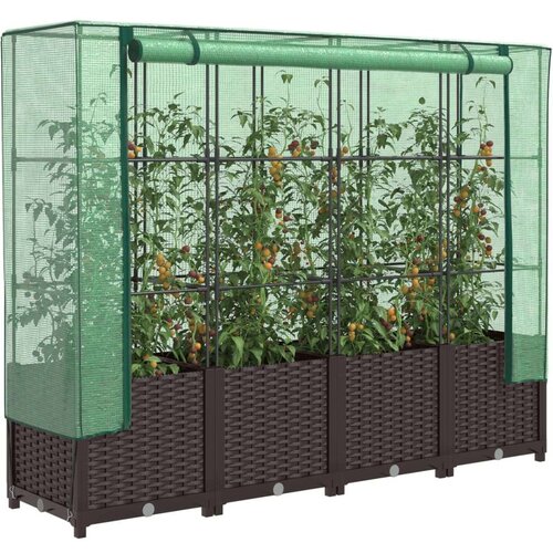  Povi&scaron;ena gredica s pokrovom za staklenik 160 x 40 x 138 cm Cijene