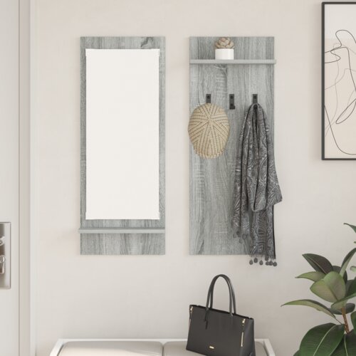 vidaXL Nadwyčajna obešalnik za plašče Siva sonoma 70 x 10 x 90 cm Cene