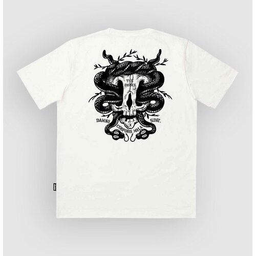 The Dudes Skull & Snakes T-Shirt off / white Cene