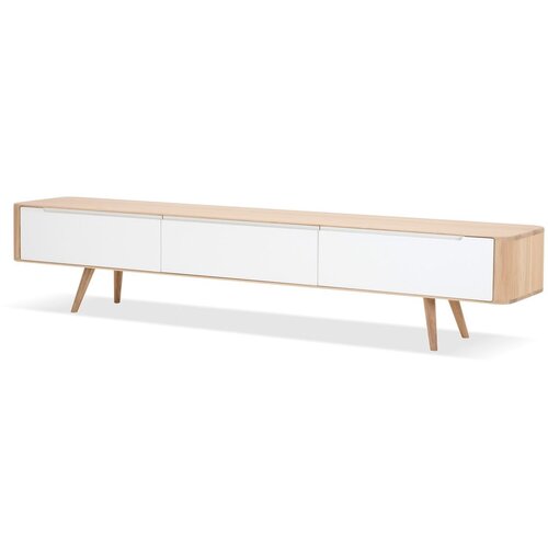 Gazzda TV mizica iz hrastovega lesa Ena, 225 x 55 x 45 cm Slike