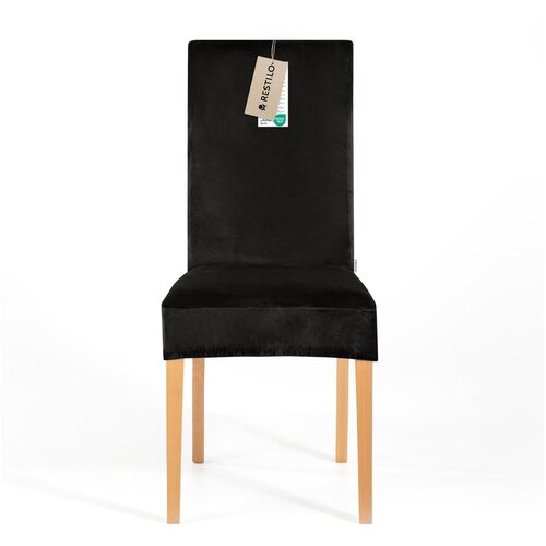 Restilo Crna rastezljiva presvlaka za stolicu 48 cm Sento &amp;ndash; Slike