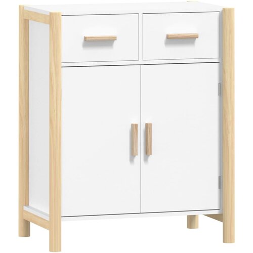 Maison Chic Komoda - Predalnik bela 62x38x75 cm inženirski les, (21716489) Cene