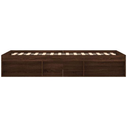  Kreveta boja smeđeg hrasta 90 x 200 cm Slike