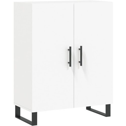  Visoka komoda bijela 69,5x34x180 cm konstruirano drvo Slike