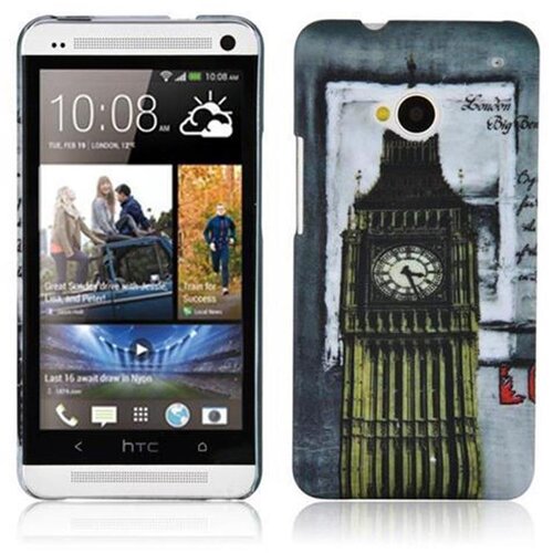 Cadorabo CARE, združljiv s HTC z Londonom - Big Ben Print - Trda za&scaron;čitna platnica v trendovskem oblikovanju, (20560444) Cene