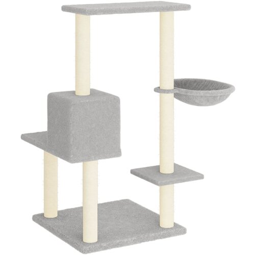  Penjalica za mačke sa stupovima za grebanje svjetlosiva 95 cm Slike