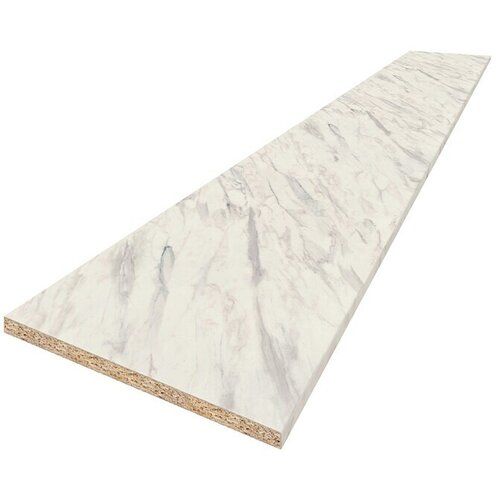 CUCINE Kuhinjska radna ploča po mjeri (Bijeli mramor, Maksimalna dimenzije rezanja: 410 cm, &amp;Scaron;irina: 60 cm, Debljina: 3,8 cm) Slike