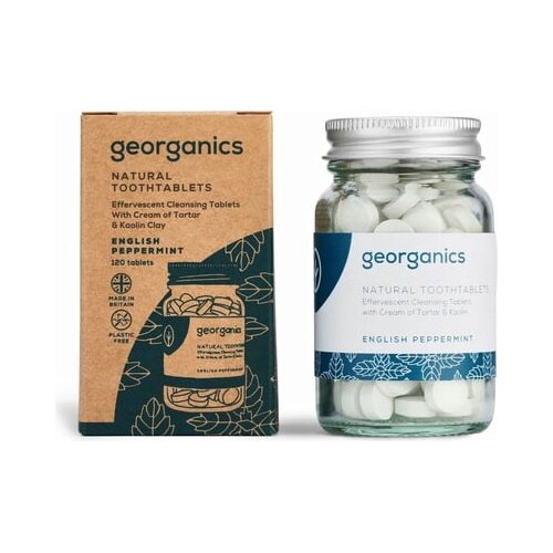 Georganics Toothpaste Tablets - English Peppermint Slike