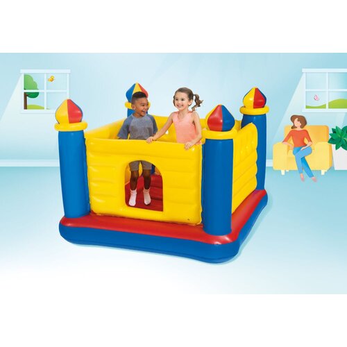 Intex napuhujući trampolin dvorac za djecu 174 &amp;times; 174 &amp;times; 135 cm Slike