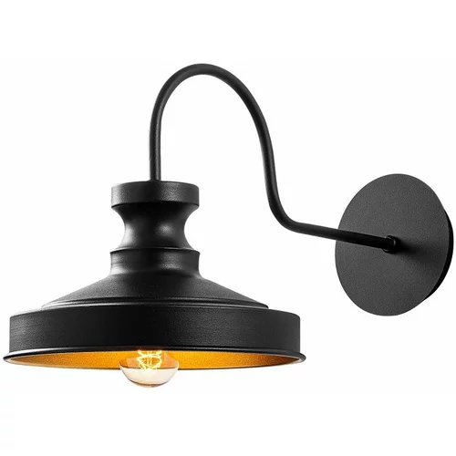 Opviq Zidna lampa BOAT crna, metal, 22 x 42 cm, visina 23 cm, E27 40 W, Berceste - 182BLACK-A