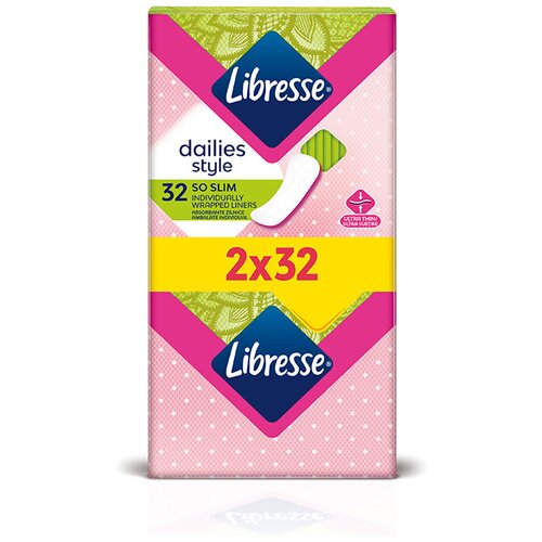 Libresse so slim new dnevni ulošci 64 komada Cene