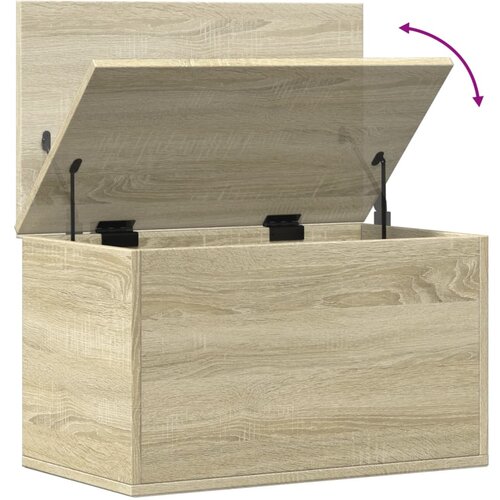  Kutija za pohranu boja hrasta 60x35x35 cm od konstruiranog drva Slike