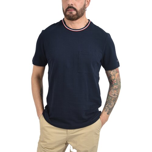 Tommy Hilfiger Majice s kratkimi rokavi MW0MW41472 Modra Cene