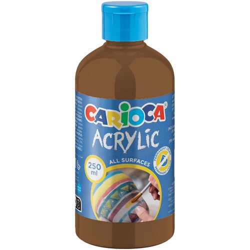 Carioca Akrilna boja smeđe boje 250 ml - Cijene