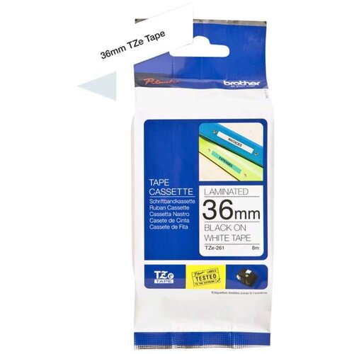 Brother traka za &amp;scaron;tampač nalepnica - TZe-261 36 mm x 8 m Slike