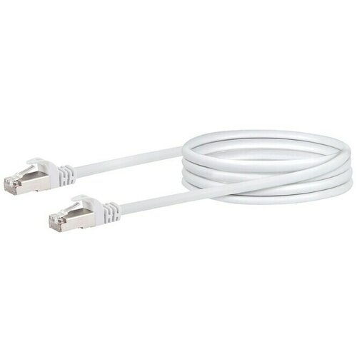 SCHWAIGER Mrežni kabel (CAT6, Duljina: 5 m, Bijele boje, RJ45 utikač, Do 1 GBit/s) Slike