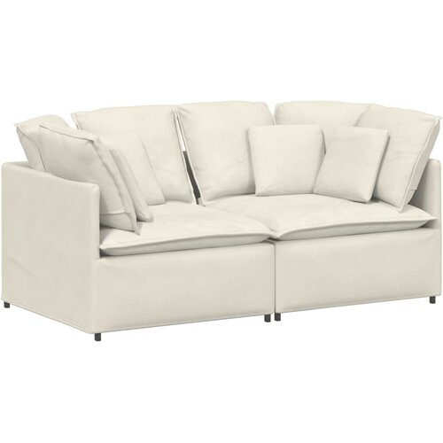  Modularna sofa s jastucima krem boje Slike
