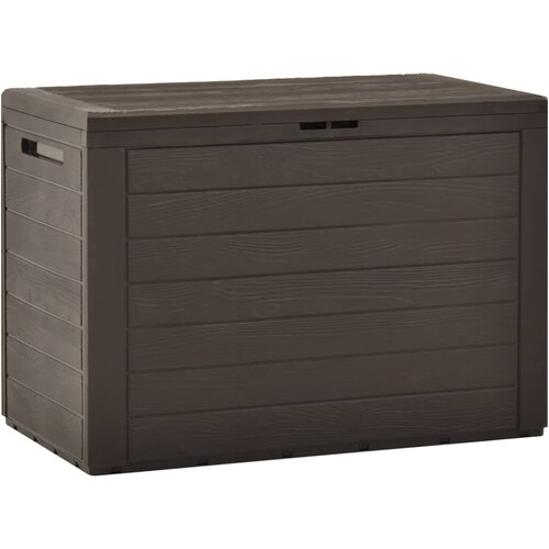 VidaXL Vrtna &amp;scaron;katla za shranjevanje rjava 78x44x55 cm Slike