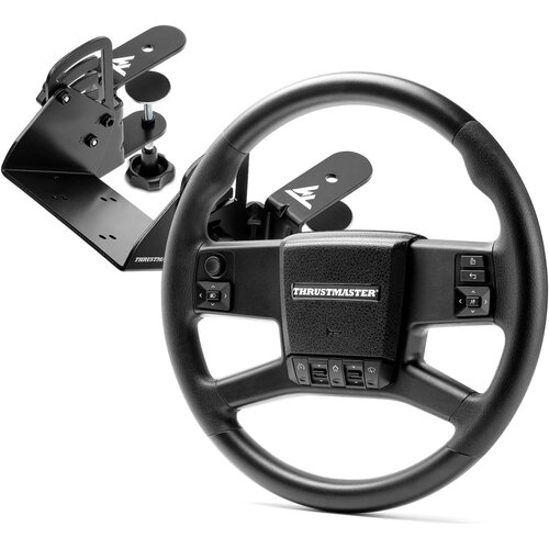 Thrustmaster SimTask Truck-40 Add-On Kit komplet 40cm volana in nosilca za simulatorje tovornjakov za PC &amp;amp; PS5 &amp;amp; PS4 &amp;amp; Xbox Slike