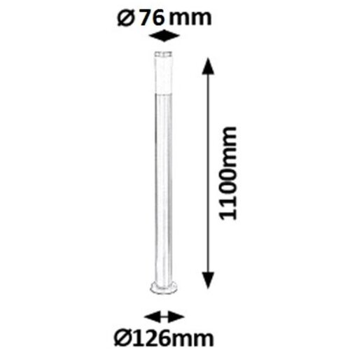  Vanjske stajaće svjetiljke - Inox torch Slike