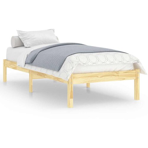  Okvir za krevet od masivnog drva 90 x 190 cm jednokrevetni Slike