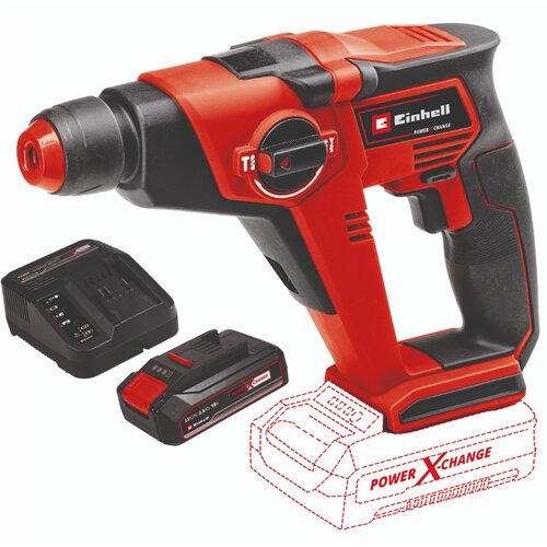 Einhell akumulatorska čekić bu&amp;scaron;ilica te-hd 18/12 li + 2,5 ah starter kit 4513970/3810000033 Slike