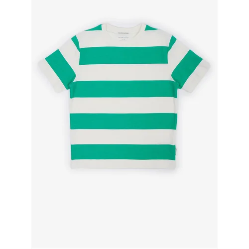 Tom Tailor White and Green Boys Striped T-Shirt - Boys