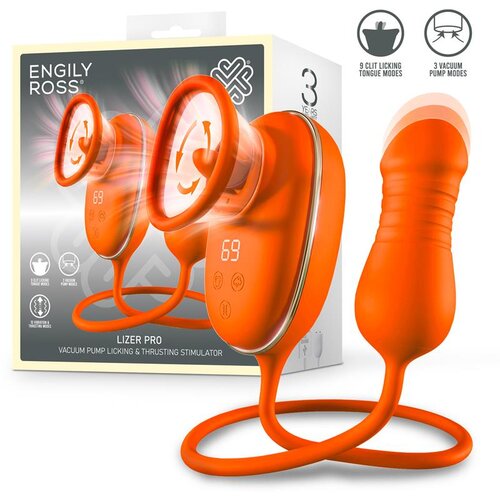 ENGILY ROSS Lizer Pro Vacuum Pump Licking Tongue Stimulator &amp;amp; Thrusting Egg Slike
