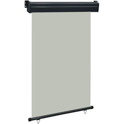 VidaXL Balkonska bočna tenda 125 x 250 cm siva Slike