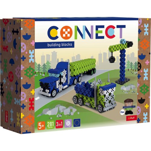 Connect L - Polpriklopnik / tovornjak + dvigalo, 281 delov - 1 k. Cene