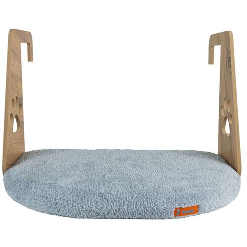 Paws &amp;amp;amp; Whiskers Krevet za mačke s okvirom za radijator, 52 &amp;times; 35 cm, sivi Slike