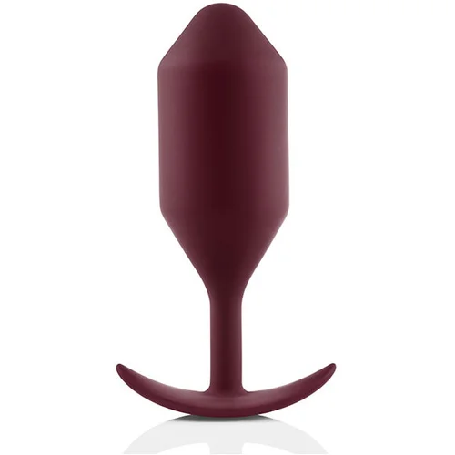 b-Vibe Analni čep - Snug Plug 5, tamno crveni