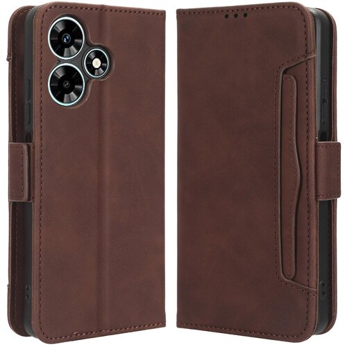 INORCO Za Infinix Hot 30 X6831 PU usnjeno stojalo, pokrov za telefon, več rež za kartice, preklopna torbica za denarnico, (22035068) Cene