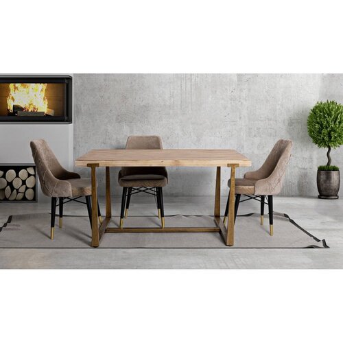 Mauro Ferretti Jedilna miza v naravni barvi 150x90 cm Ankara &amp;ndash; Slike