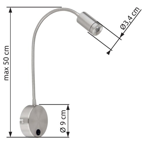 Globo 57311N - led fleksibilna lampica milly LED/3W/230V Slike